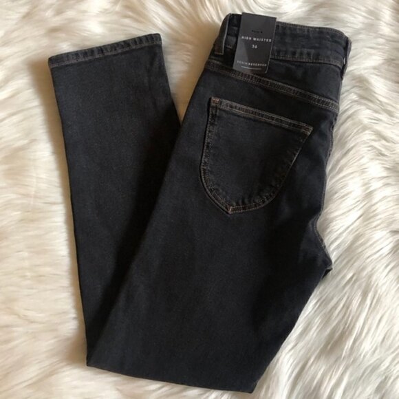 Reserved Denim Black High Waisted Jeans EU 36 - Picture 3 of 7